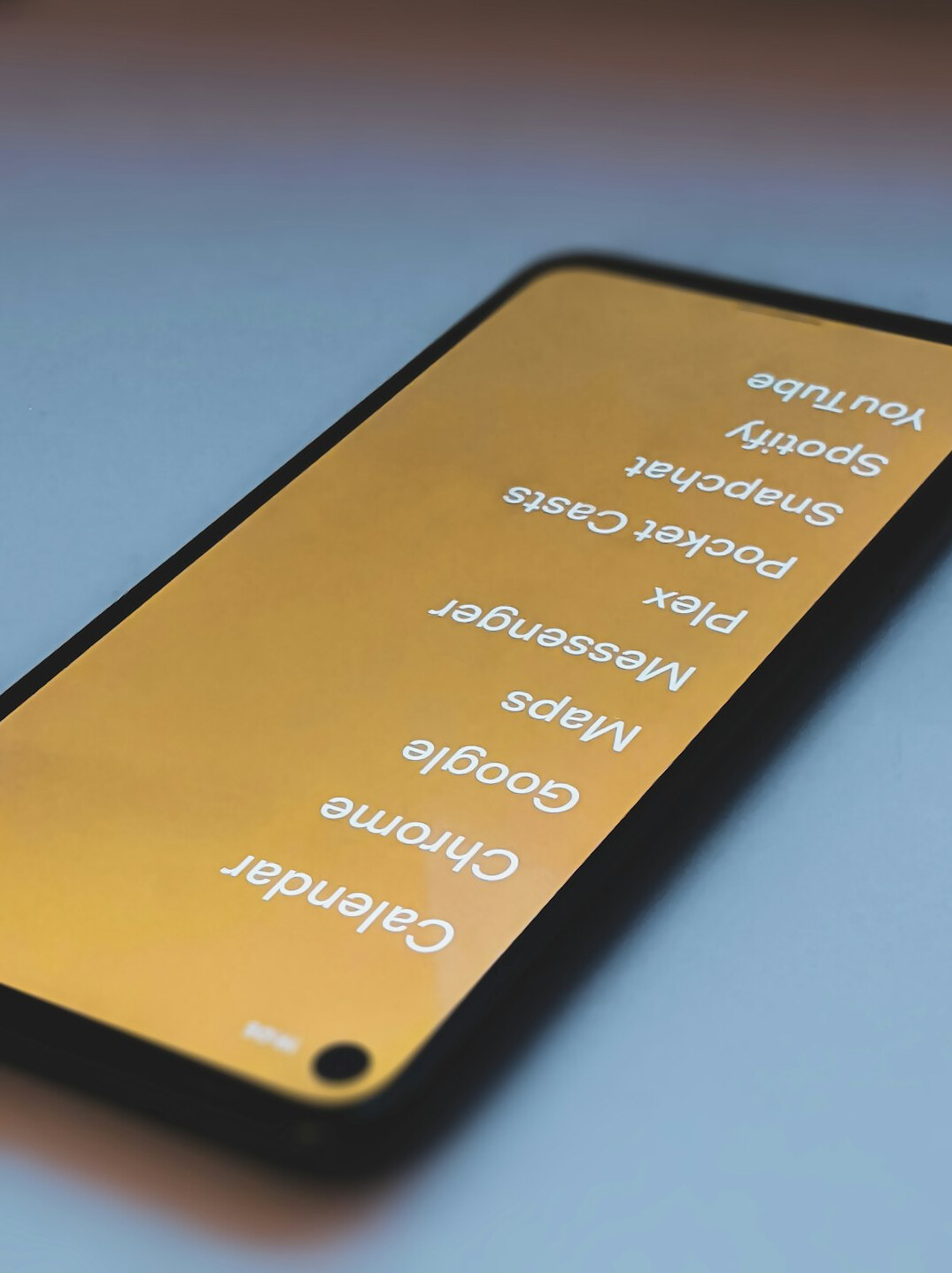 mobile app interface